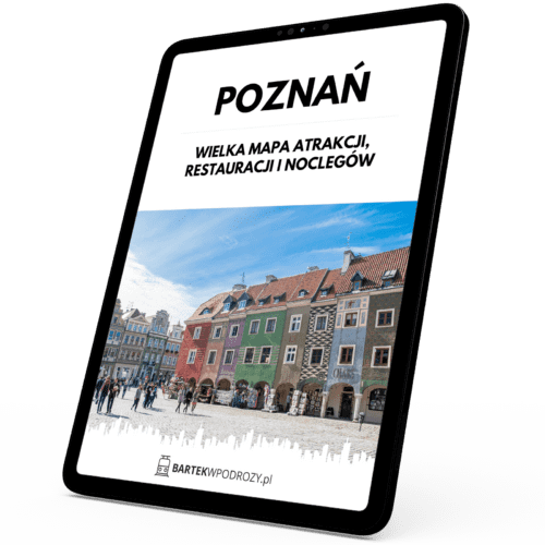 Poznań mapa atrakcji turystycznych
