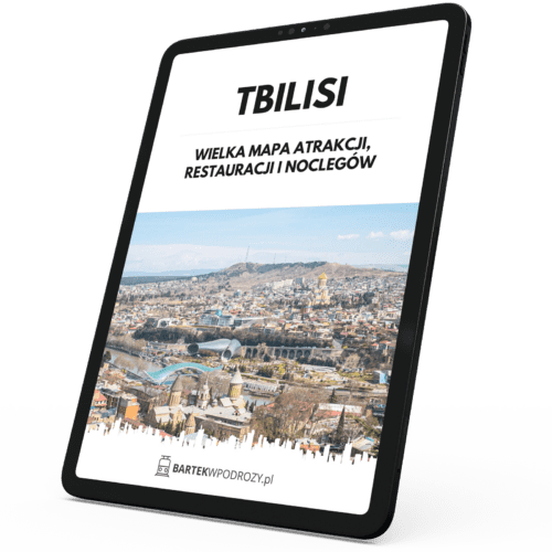 Tbilisi mapa atrakcji turystycznych