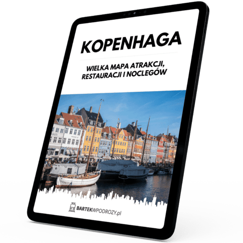 Kopenhaga mapa atrakcji turystycznych