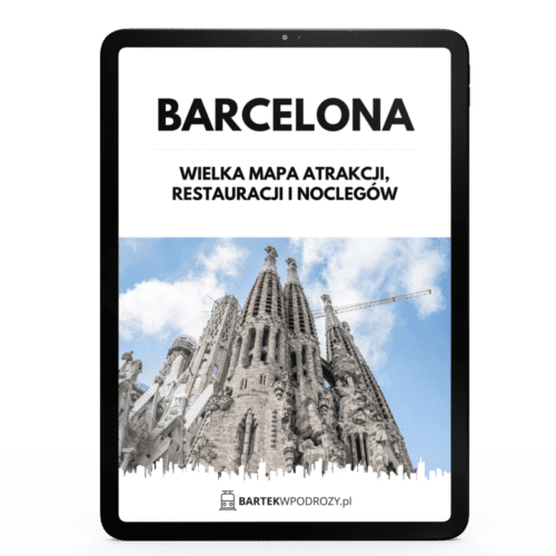Barcelona mapa atrakcji turystycznych