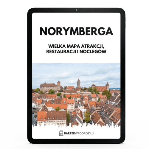 Norymberga mapa atrakcji turystycznych