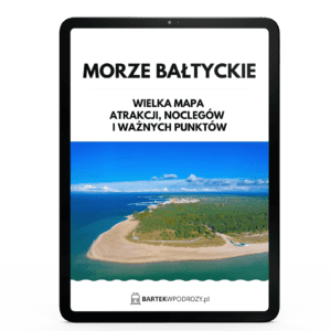 Morze Bałtyckie mapa atrakcji turystycznych