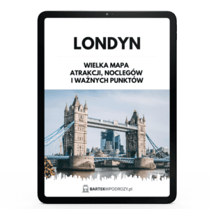Londyn mapa atrakcji turystycznych