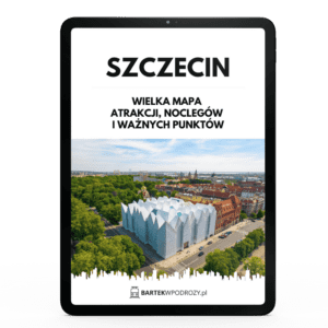 Szczecin mapa atrakcji turystycznych