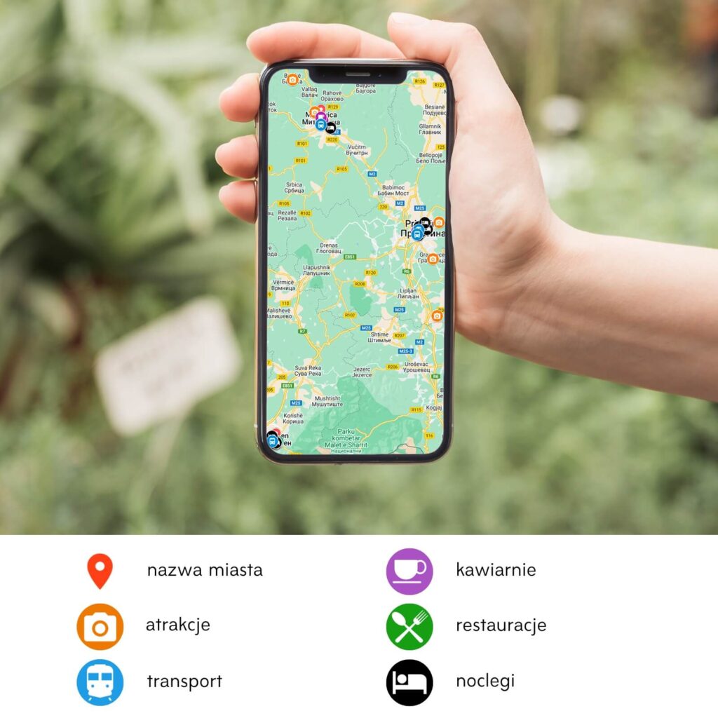 KOSOWO: mapa atrakcji, zabytków, restauracji i noclegów